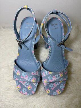 Aldo x Barbie Denim Platform Heels – Brand New